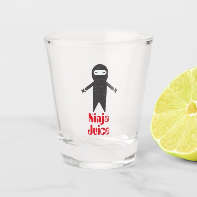 Copo De Shot Desenhos animados do suco de Ninja (Frente)