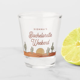 Copo De Shot Deserto de Festa de solteira Cactus Themed