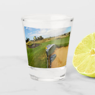 Copo De Shot Design de Golfe Australiano Engraçado, Vidro Fodi
