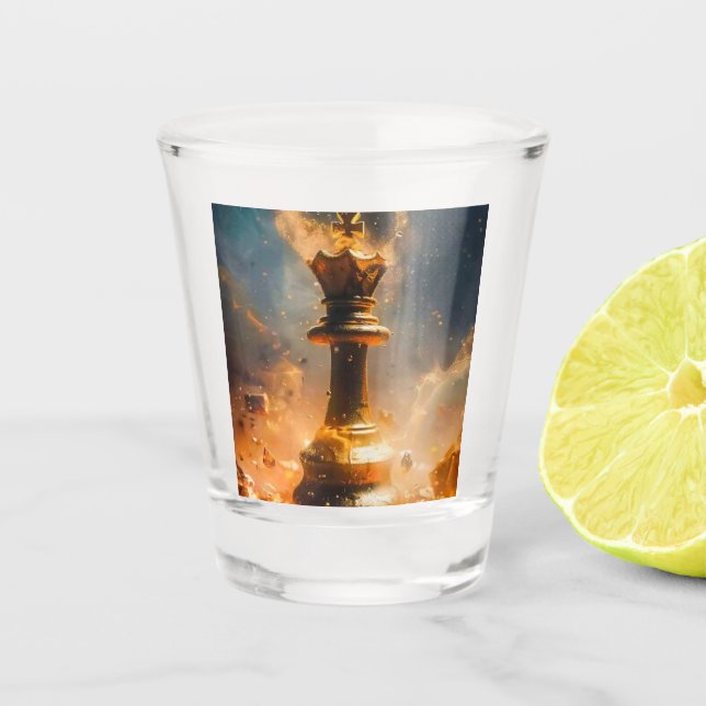 Copo De Shot "Designs de vidro moderno" (Frente)
