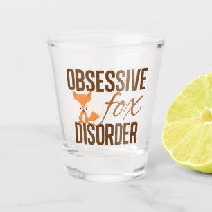 Copo De Shot Desordem obsessiva bonito do Fox