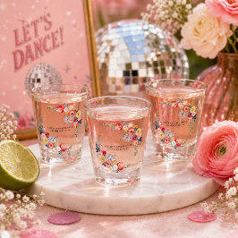 Copo De Shot Despedida de Solteira Personalizada Garden Disco
