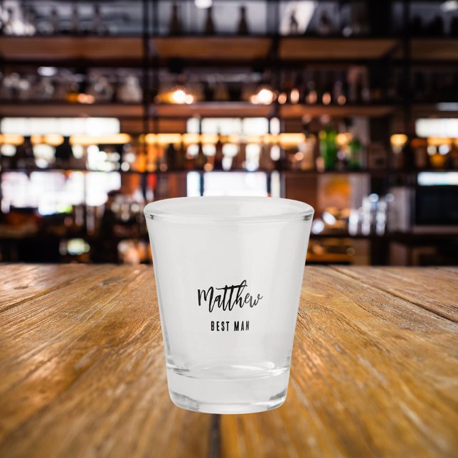 Copo De Shot Despedida de solteiro do padrinho (Criador carregado)