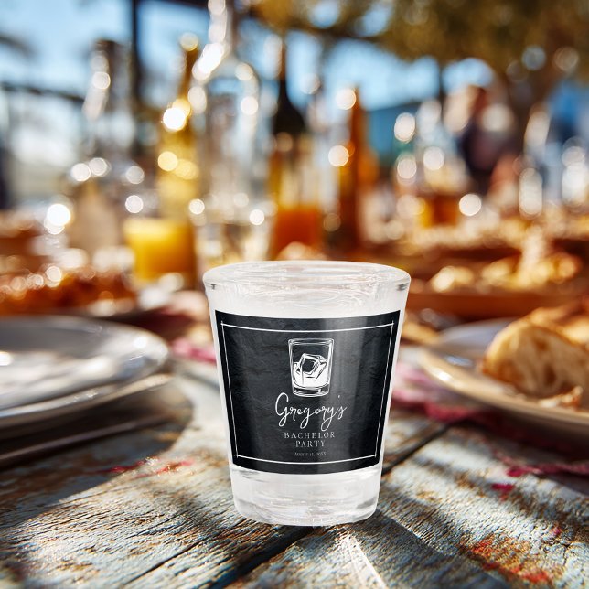 Copo De Shot Despedida de solteiro moderna e sofisticada (Criador carregado)