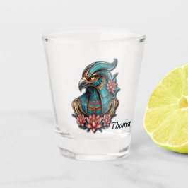 Copo De Shot Deus do Falcão Egípcio.