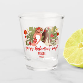 Copo De Shot Dia das Mulheres Amigas Irmãs Galentine
