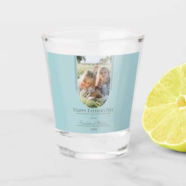 Copo De Shot Dia de os pais de Fotografia em Arch Moderno | Tea (Frente)