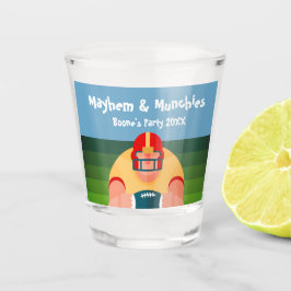 Copo De Shot Dia do Jogo Super Fã do Jogador de Futebol