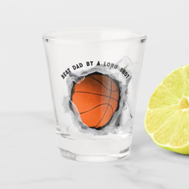 Copo De Shot Dia dos Pais Basquete Pai (Frente)
