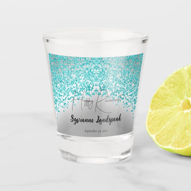 Copo De Shot Diminuição do brilho do azul-lacrimogêneo e da apo (Frente)