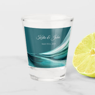 Copo De Shot Dinheiro de Casamento/Dance-Emerald Green-