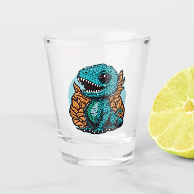 Copo De Shot Dinossauro Bebê (Frente)