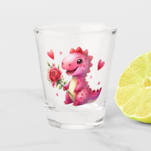 Copo De Shot Dinossauro Dia de os namorados bonito