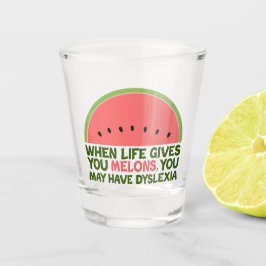 Copo De Shot Dislexia Engraçada