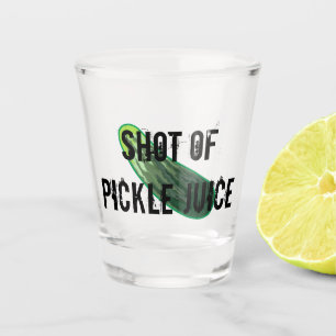 Copo De Shot Disparado do suco da salmoura