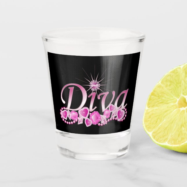 Copo De Shot Diva Bling (Frente)