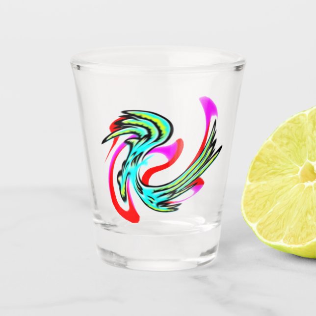 Copo De Shot Divided Love Rosa (Frente)