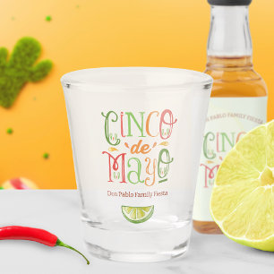 Copo De Shot Divirente Cinco de Mayo Fiesta Party