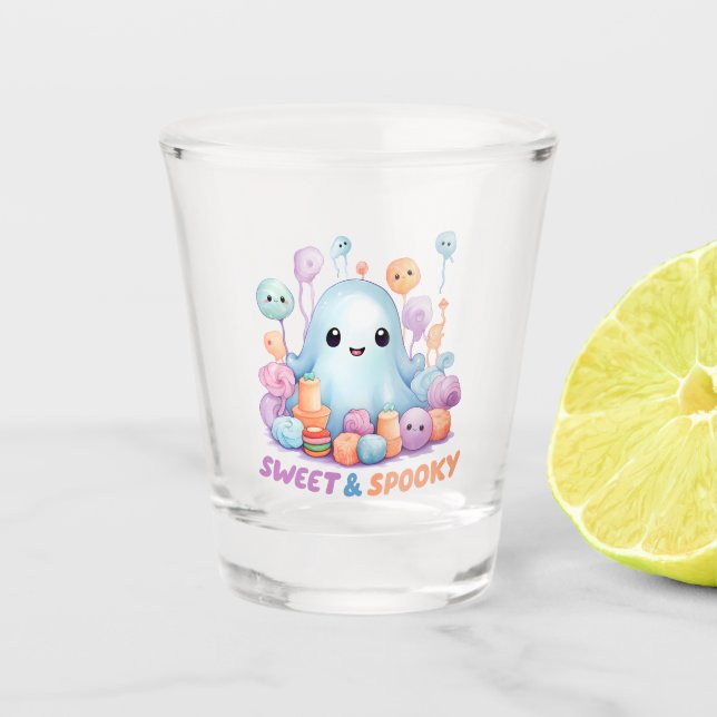 Copo De Shot Doce e Spooky (Frente)
