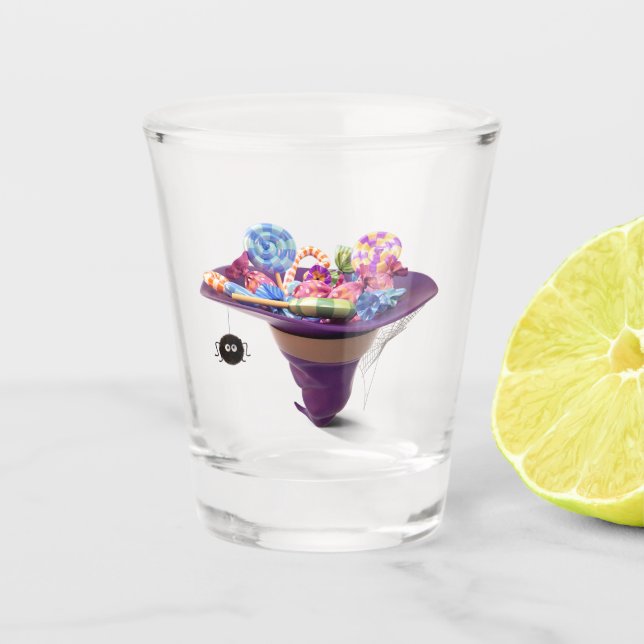 Copo De Shot doces de Halloween (Frente)