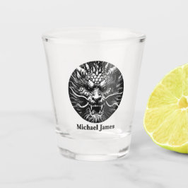 Copo De Shot Dragão Feroz Personalizado