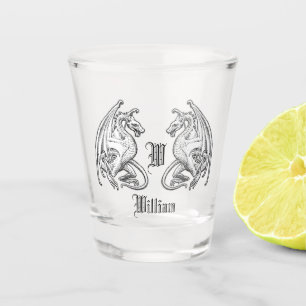 Copo De Shot Dragões Alados Personalizados
