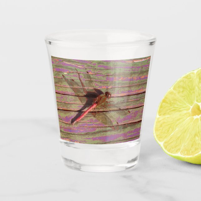Copo De Shot Dragonfly Colorful (Frente)