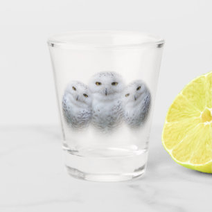 Copo De Shot Dreamy Wisdom da Família Snowy Owls