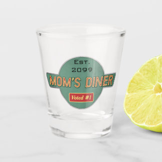 Copo De Shot Drinkware do Diner Retro da mãe