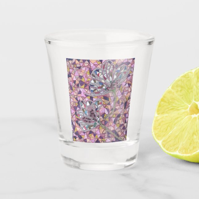 Copo De Shot Duas flores (Frente)