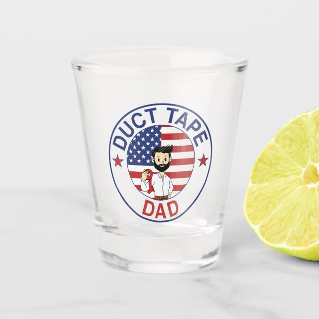 Copo De Shot Duct Tape Dad - Shot glass (Frente)