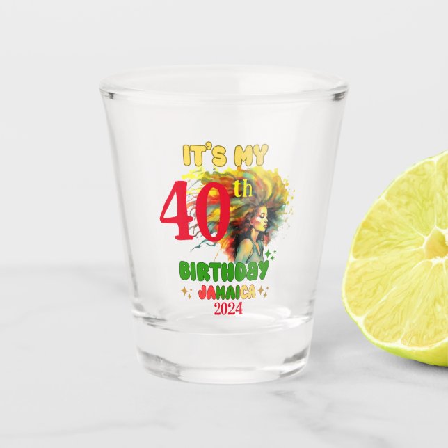 Copo De Shot É a minha quadra de férias da festa de aniversário (Frente)