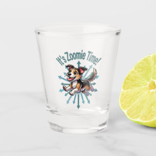 Copo De Shot É hora do Zoomie Mutt