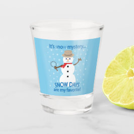 Copo De Shot É o mistério da Detetive Snowman Blue