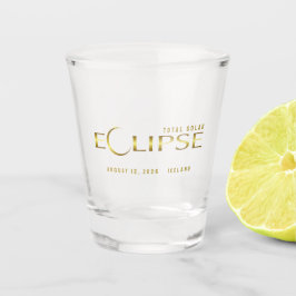 Copo De Shot Eclipse celestial commemorative souvenir Iceland