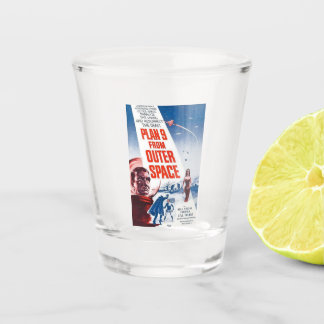 Copo De Shot Ed woods Plano 9 do vidro de tiro espacial externo