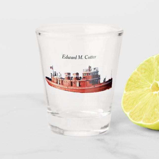 Copo De Shot Edward M. Cotter shot glass (Frente)