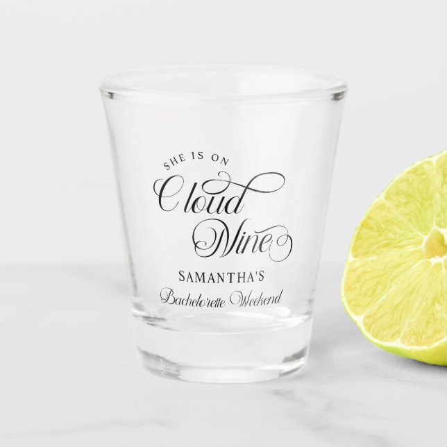 Copo De Shot Ela Está no Paraíso dos Solteiros Fim de Semana de (Frente)