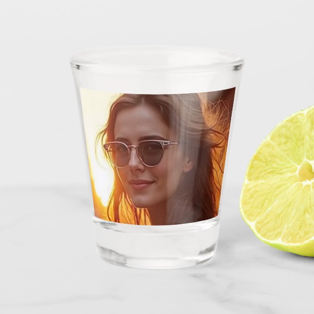 Copo De Shot Elegância da hora do ouro (Frente)