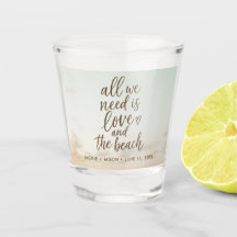 Elegante Amor de Praia & Favor de Casamento na Pra