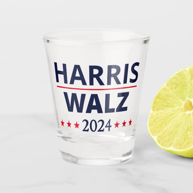 Copo De Shot Eleição de Harris Walz 2024 III (Frente)