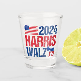 Copo De Shot Eleição Donkey do Democrata de Harris Walz 2024