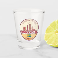 Emblem Skyline Cidade de Estocolmo Suecia