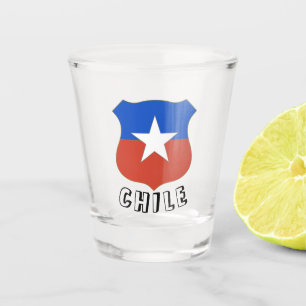 Copo De Shot Emblema do Chile