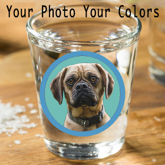 Copo De Shot Enfeite de meia único para amante de cachorro Foto