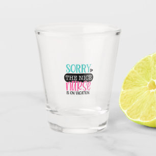 Copo De Shot Enfermeira Deu Desculpa A Enfermeira Bonita Está