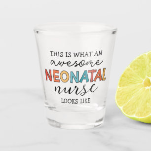 Copo De Shot Enfermeira Neonatal Encantada Incrível Apreciação