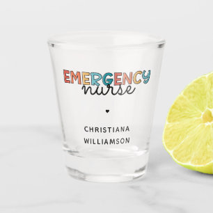 Copo De Shot Enfermeiro de Emergência Personalizado Enfermeiro 