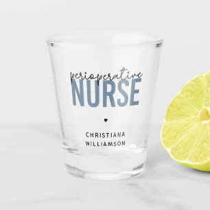 Copo De Shot Enfermeiro Perioperatório Personalizado RN OU Pres