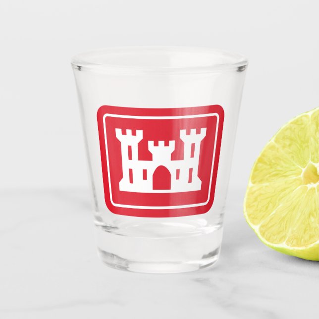 Copo De Shot ENGENHEIROS militares do DOD (Frente)